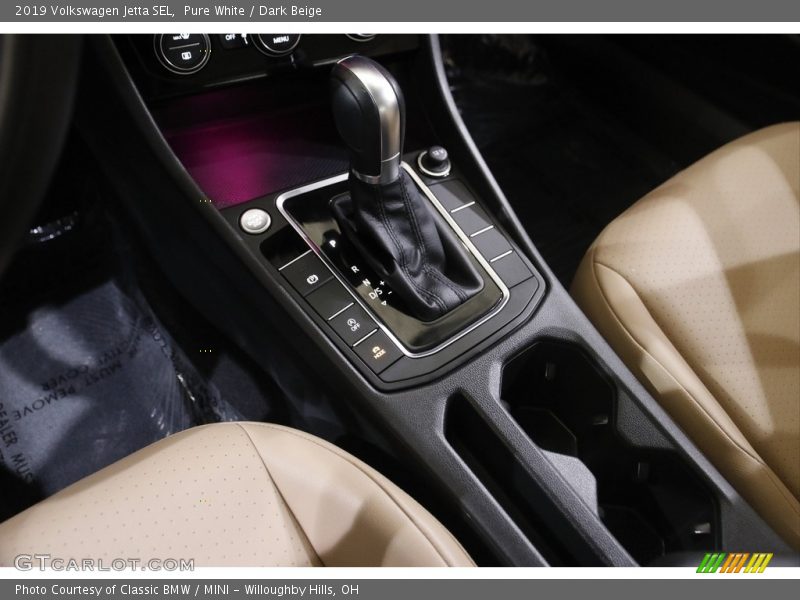Pure White / Dark Beige 2019 Volkswagen Jetta SEL