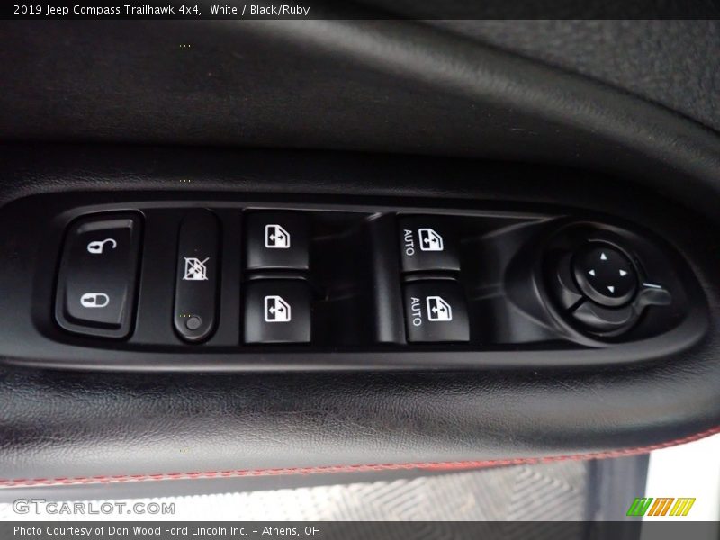White / Black/Ruby 2019 Jeep Compass Trailhawk 4x4