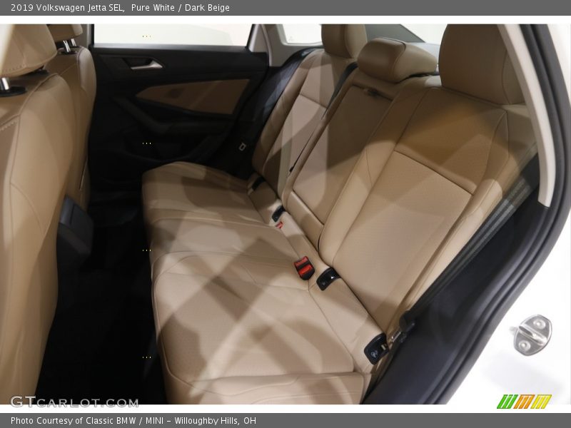 Pure White / Dark Beige 2019 Volkswagen Jetta SEL