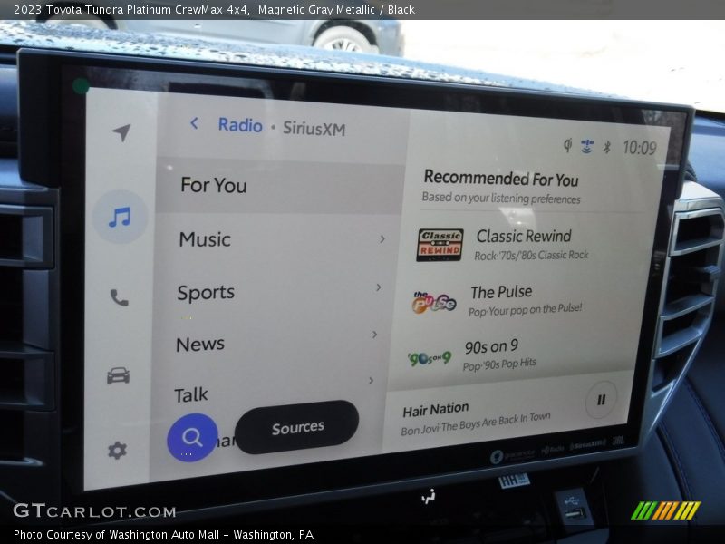 Magnetic Gray Metallic / Black 2023 Toyota Tundra Platinum CrewMax 4x4