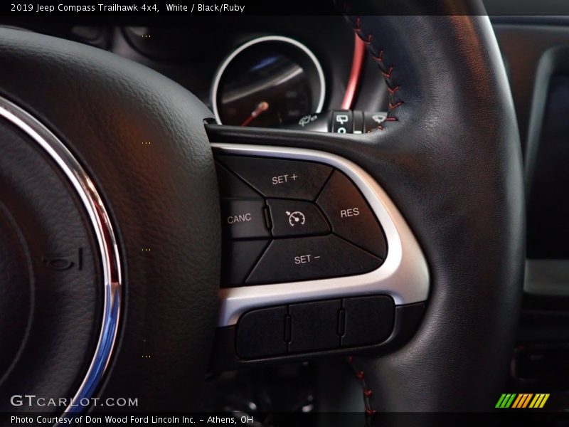White / Black/Ruby 2019 Jeep Compass Trailhawk 4x4