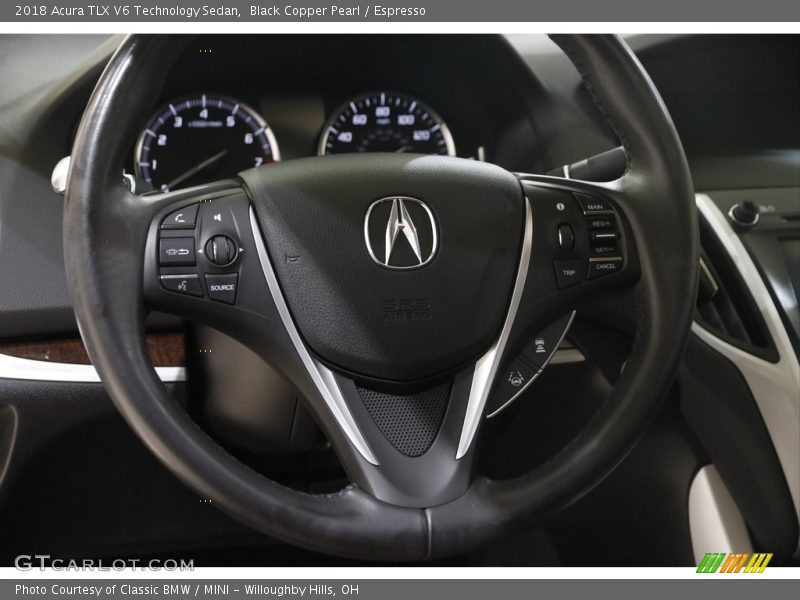Black Copper Pearl / Espresso 2018 Acura TLX V6 Technology Sedan