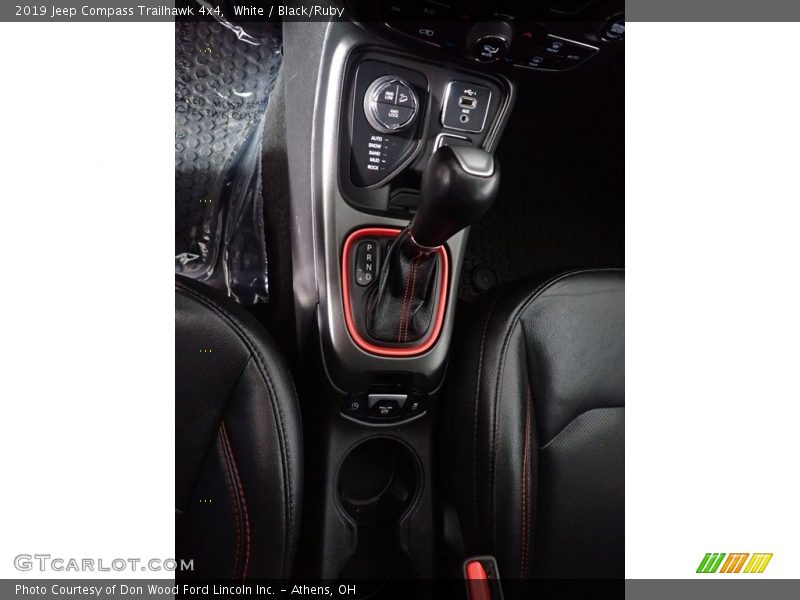 White / Black/Ruby 2019 Jeep Compass Trailhawk 4x4