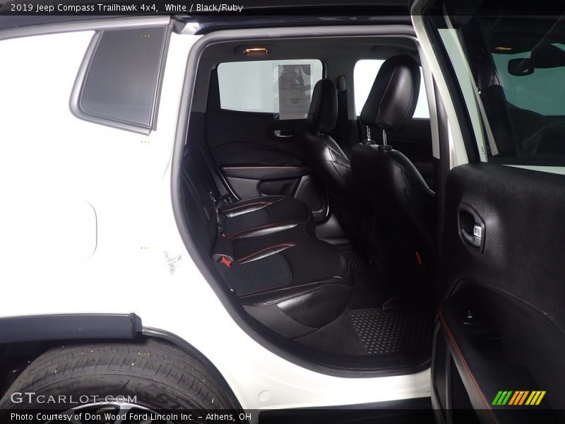 White / Black/Ruby 2019 Jeep Compass Trailhawk 4x4