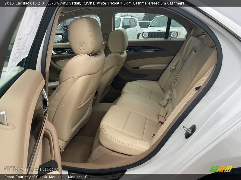Rear Seat of 2015 CTS 2.0T Luxury AWD Sedan