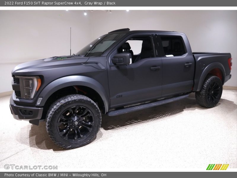 Gray Wrap / Black 2022 Ford F150 SVT Raptor SuperCrew 4x4