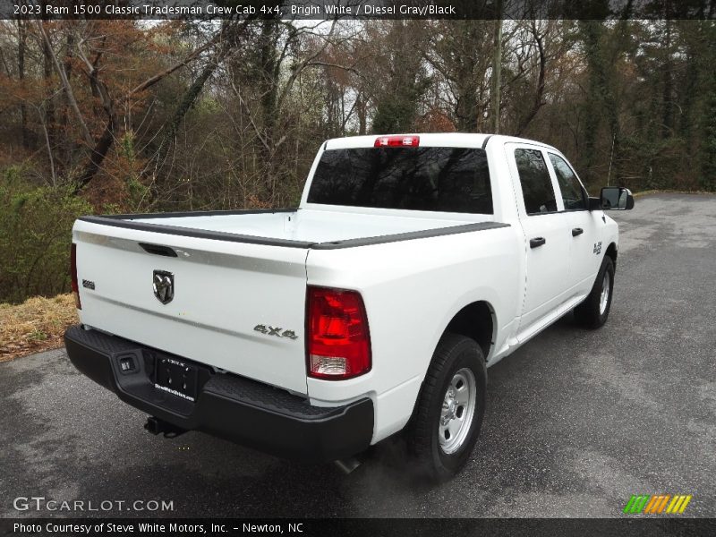 Bright White / Diesel Gray/Black 2023 Ram 1500 Classic Tradesman Crew Cab 4x4