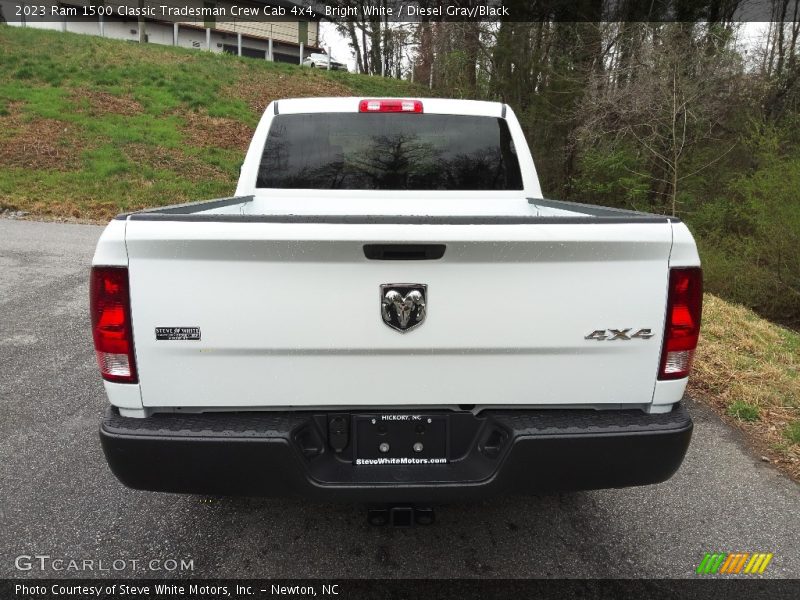 Bright White / Diesel Gray/Black 2023 Ram 1500 Classic Tradesman Crew Cab 4x4