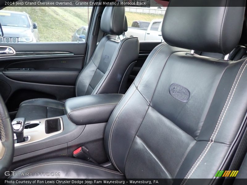 Front Seat of 2014 Grand Cherokee Overland