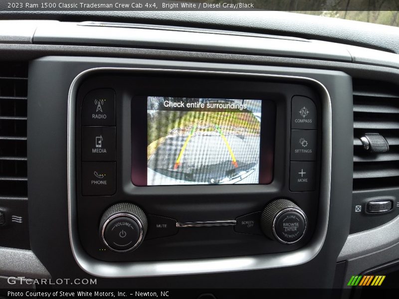 Bright White / Diesel Gray/Black 2023 Ram 1500 Classic Tradesman Crew Cab 4x4