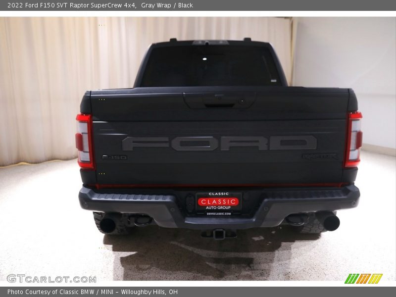Gray Wrap / Black 2022 Ford F150 SVT Raptor SuperCrew 4x4