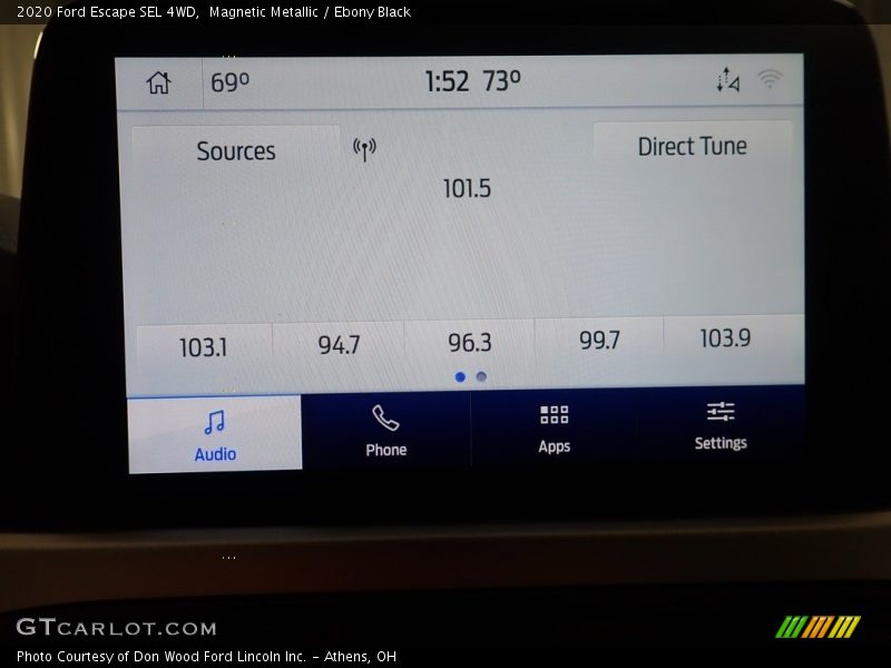 Magnetic Metallic / Ebony Black 2020 Ford Escape SEL 4WD