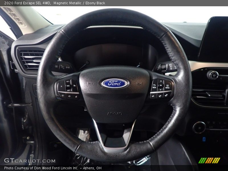 Magnetic Metallic / Ebony Black 2020 Ford Escape SEL 4WD