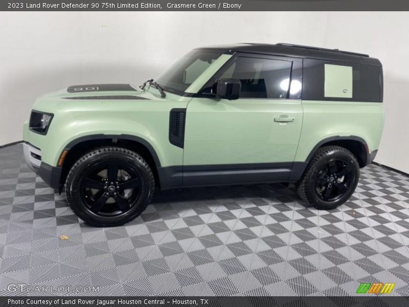 Grasmere Green / Ebony 2023 Land Rover Defender 90 75th Limited Edition
