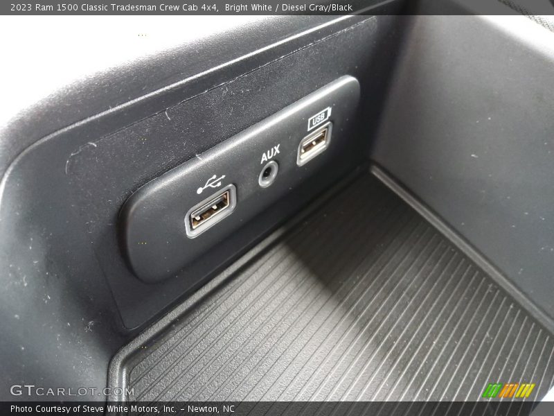 Bright White / Diesel Gray/Black 2023 Ram 1500 Classic Tradesman Crew Cab 4x4