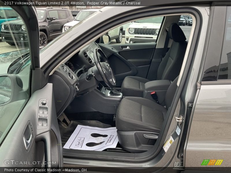 Pepper Gray Metallic / Charcoal 2017 Volkswagen Tiguan Limited 2.0T 4Motion