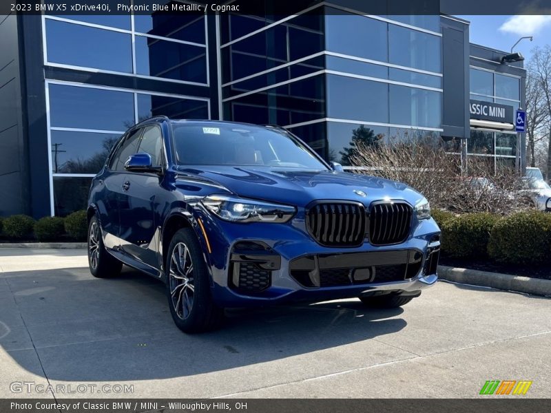 Phytonic Blue Metallic / Cognac 2023 BMW X5 xDrive40i