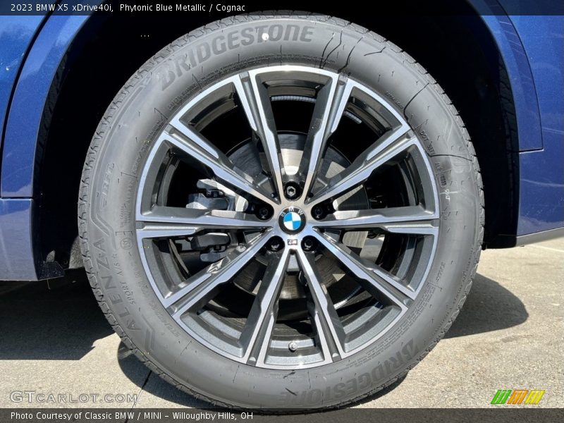 Phytonic Blue Metallic / Cognac 2023 BMW X5 xDrive40i