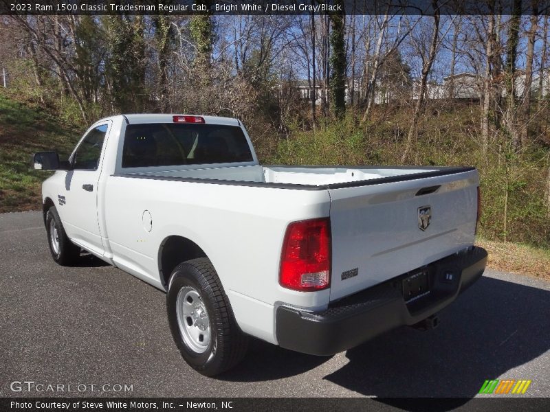 Bright White / Diesel Gray/Black 2023 Ram 1500 Classic Tradesman Regular Cab