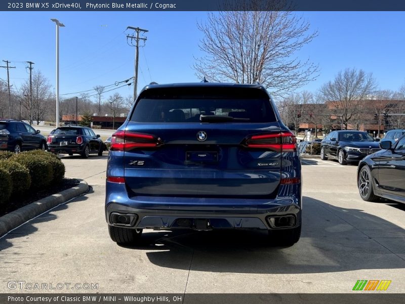 Phytonic Blue Metallic / Cognac 2023 BMW X5 xDrive40i