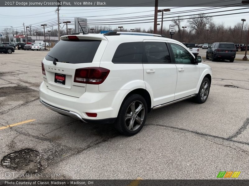 Vice White / Black 2017 Dodge Journey Crossroad Plus