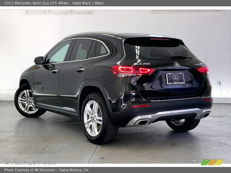 Night Black / Black 2021 Mercedes-Benz GLA 250 4Matic