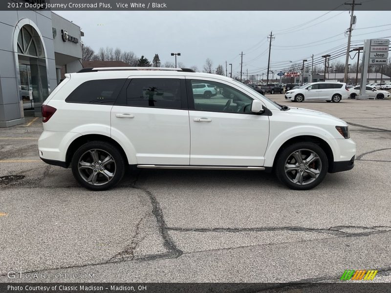 Vice White / Black 2017 Dodge Journey Crossroad Plus