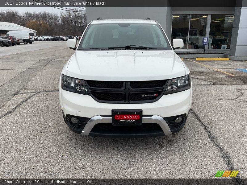 Vice White / Black 2017 Dodge Journey Crossroad Plus