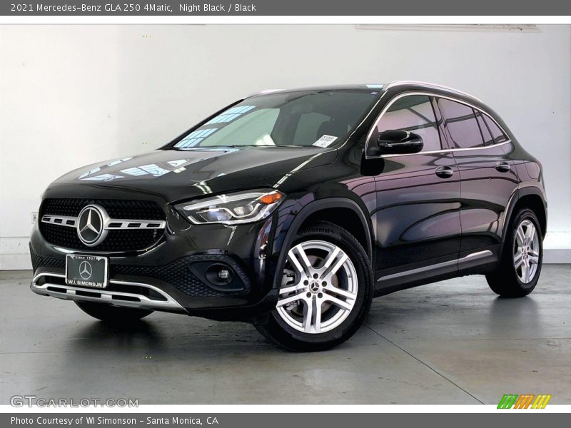 Night Black / Black 2021 Mercedes-Benz GLA 250 4Matic