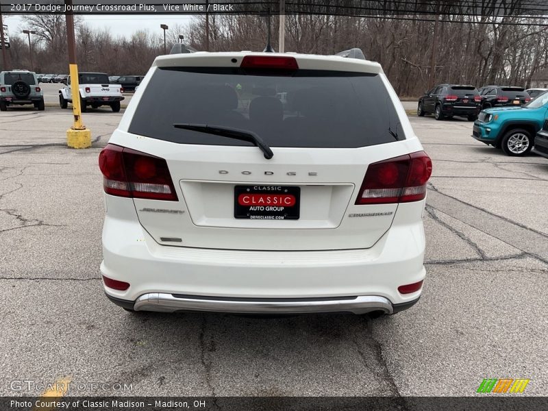 Vice White / Black 2017 Dodge Journey Crossroad Plus