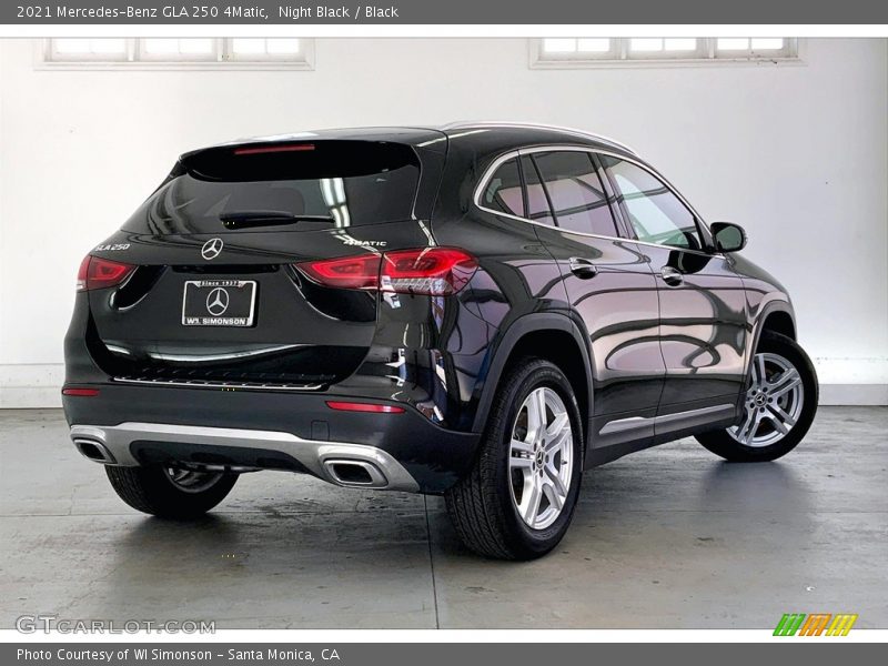 Night Black / Black 2021 Mercedes-Benz GLA 250 4Matic