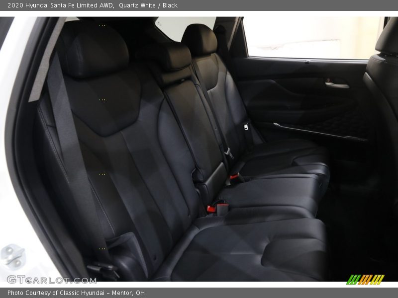 Quartz White / Black 2020 Hyundai Santa Fe Limited AWD
