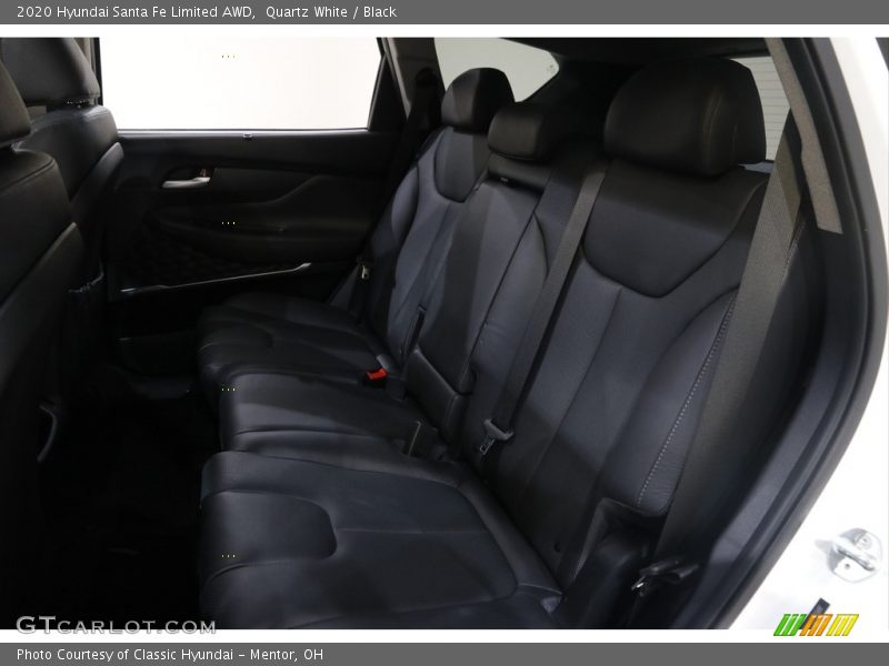 Quartz White / Black 2020 Hyundai Santa Fe Limited AWD