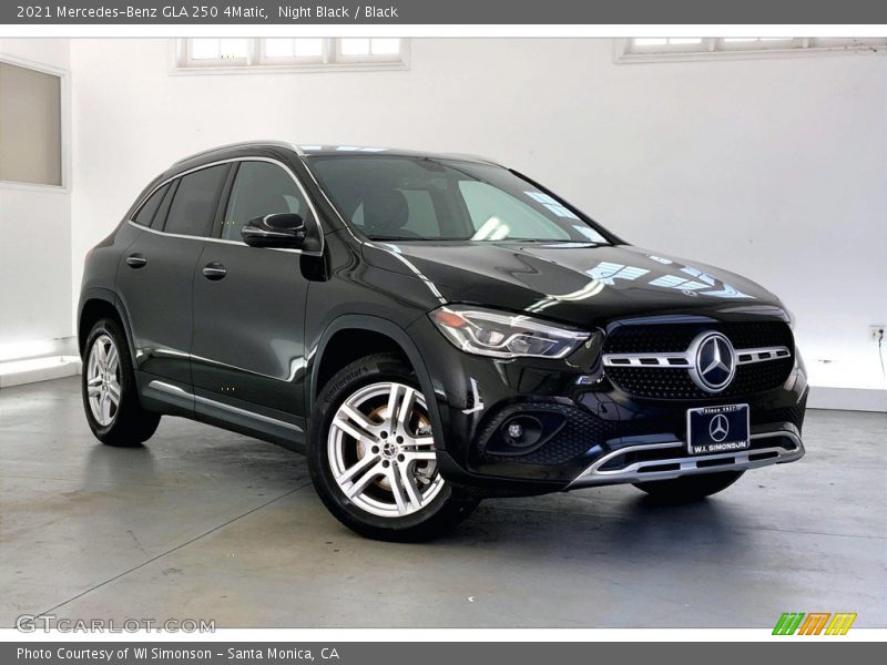 Night Black / Black 2021 Mercedes-Benz GLA 250 4Matic