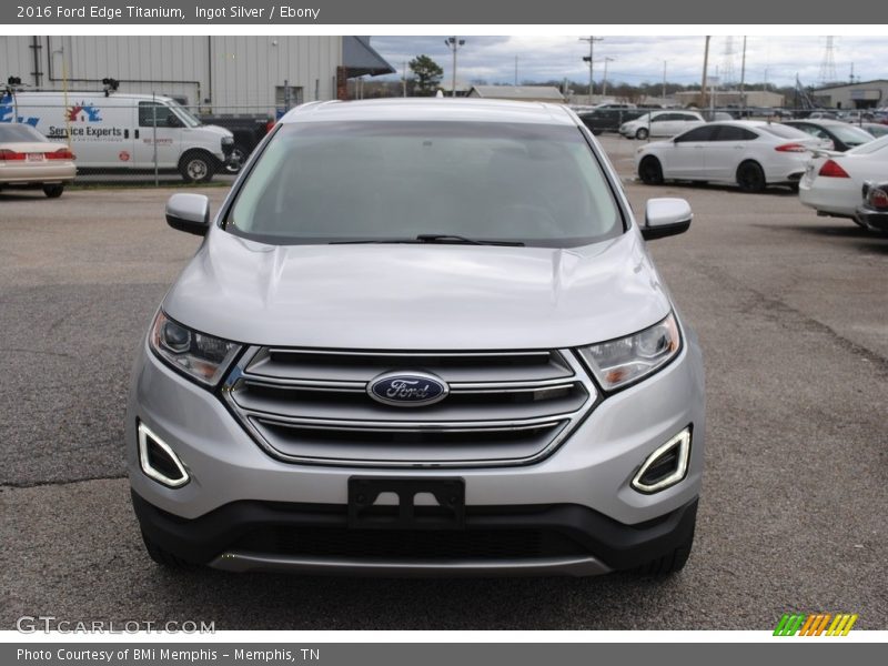 Ingot Silver / Ebony 2016 Ford Edge Titanium