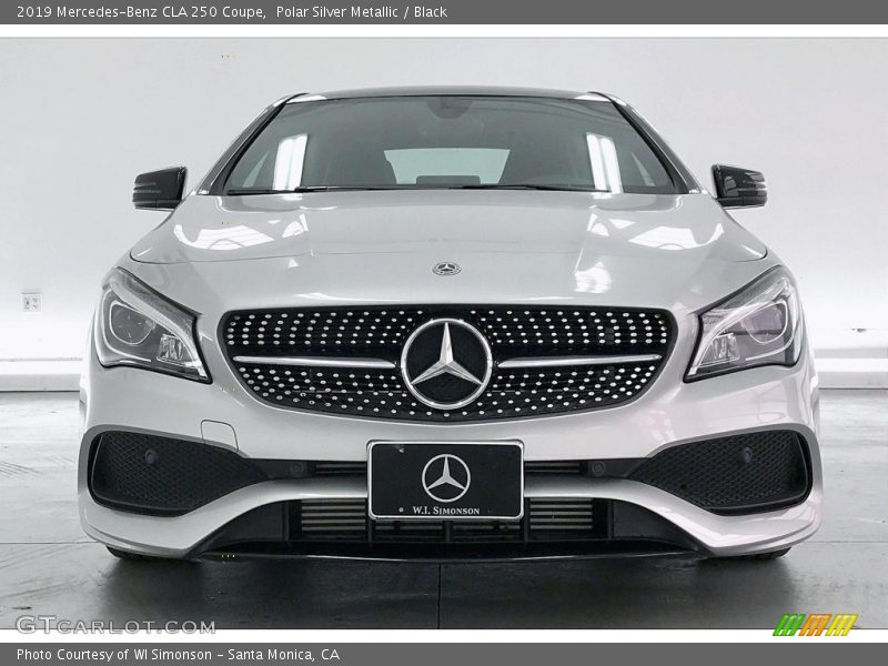 Polar Silver Metallic / Black 2019 Mercedes-Benz CLA 250 Coupe