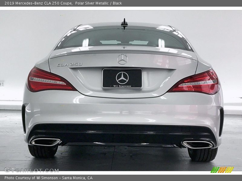 Polar Silver Metallic / Black 2019 Mercedes-Benz CLA 250 Coupe