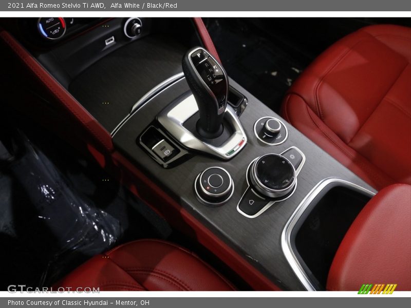 Alfa White / Black/Red 2021 Alfa Romeo Stelvio Ti AWD