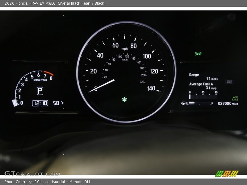 Crystal Black Pearl / Black 2020 Honda HR-V EX AWD