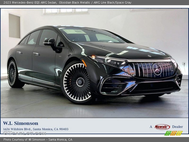 Obsidian Black Metallic / AMG Line Black/Space Gray 2023 Mercedes-Benz EQS AMG Sedan