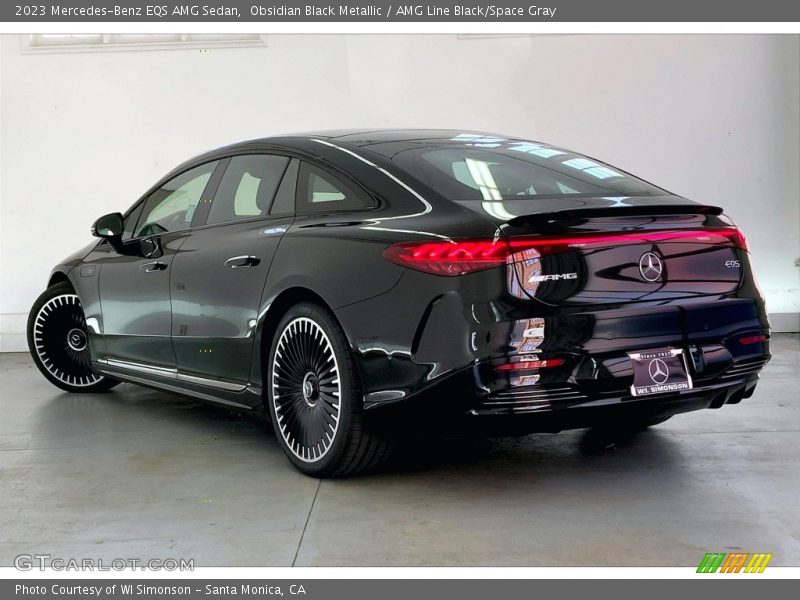 Obsidian Black Metallic / AMG Line Black/Space Gray 2023 Mercedes-Benz EQS AMG Sedan