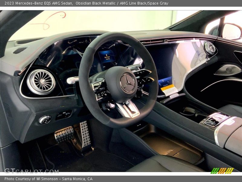  2023 EQS AMG Sedan AMG Line Black/Space Gray Interior