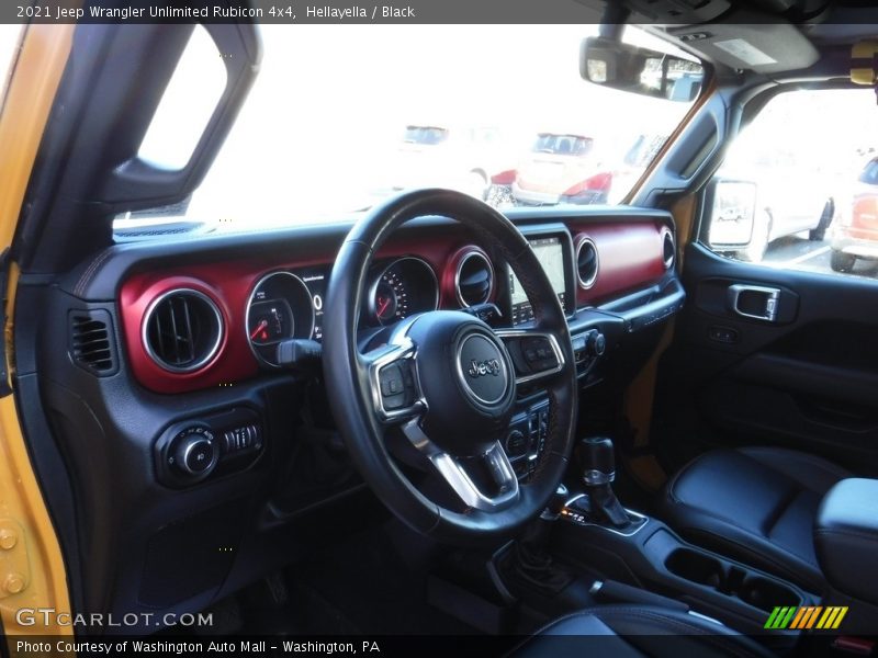 Hellayella / Black 2021 Jeep Wrangler Unlimited Rubicon 4x4