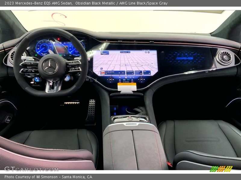 Dashboard of 2023 EQS AMG Sedan