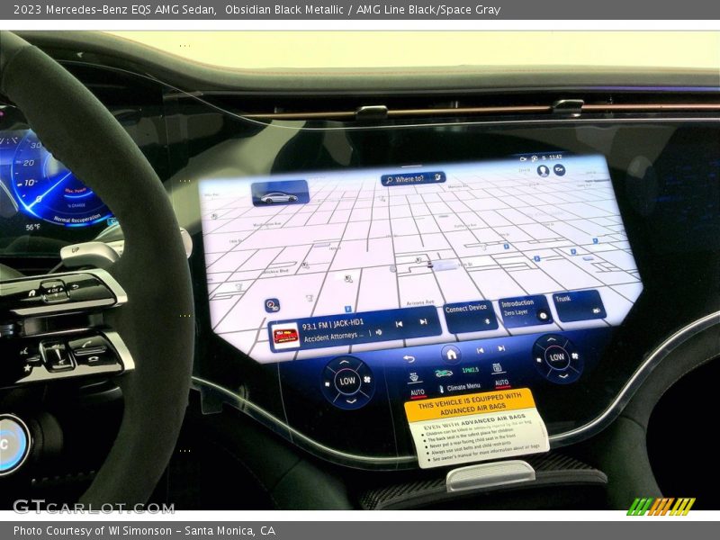 Obsidian Black Metallic / AMG Line Black/Space Gray 2023 Mercedes-Benz EQS AMG Sedan