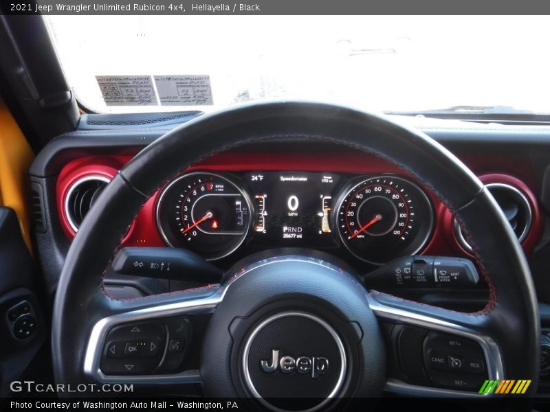 Hellayella / Black 2021 Jeep Wrangler Unlimited Rubicon 4x4