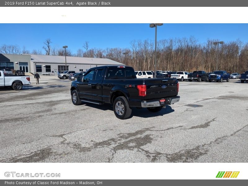 Agate Black / Black 2019 Ford F150 Lariat SuperCab 4x4