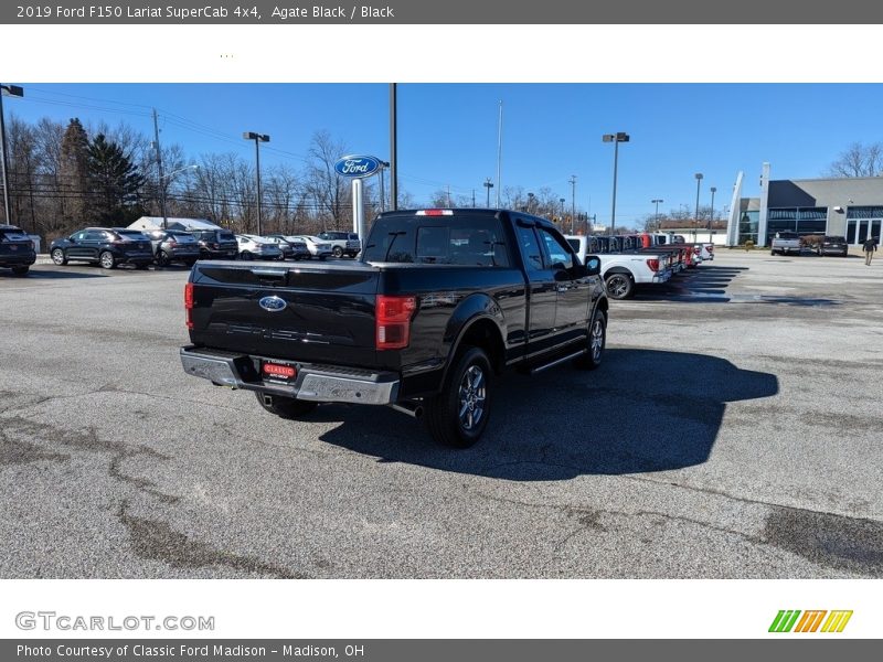 Agate Black / Black 2019 Ford F150 Lariat SuperCab 4x4