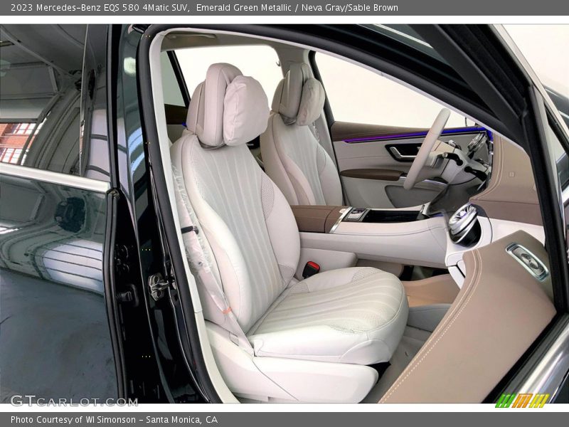  2023 EQS 580 4Matic SUV Neva Gray/Sable Brown Interior