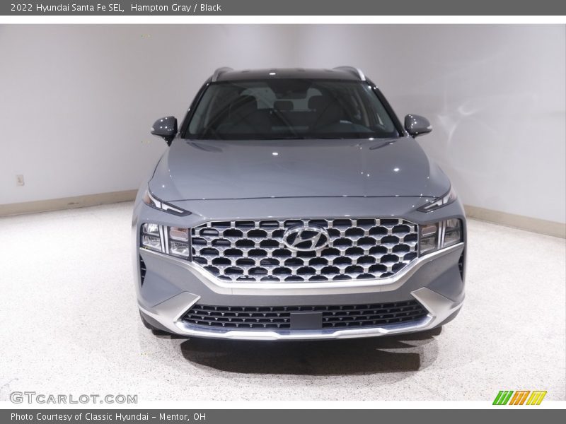 Hampton Gray / Black 2022 Hyundai Santa Fe SEL